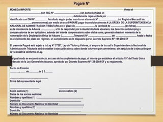 TODO SOBRE EL PAGARÉ DEFINICION Y EJEMPLOS.PPT