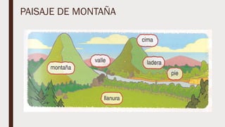 PAISAJE DE MONTAÑA
 