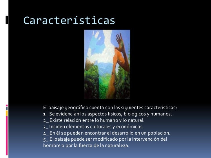 El paisaje geográfico