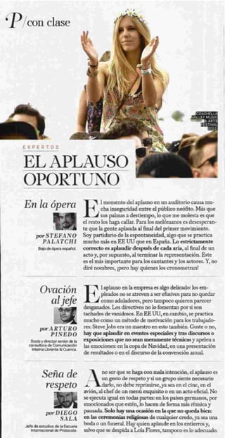 Arturo Pinedo en la revista S Moda de El País