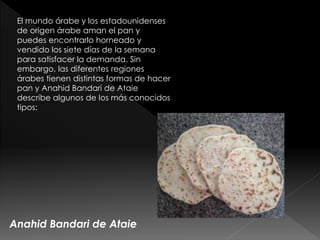 Anahid Bandari de Ataie
El mundo árabe y los estadounidenses
de origen árabe aman el pan y
puedes encontrarlo horneado y
v...