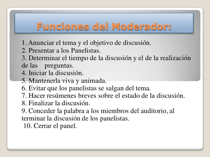 El panel