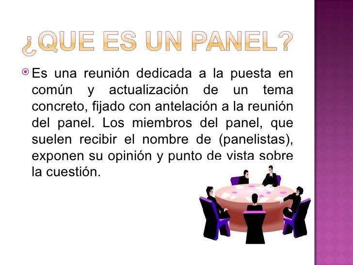 El panel