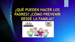 El papel de los padres frente al bullying ult | PPTX