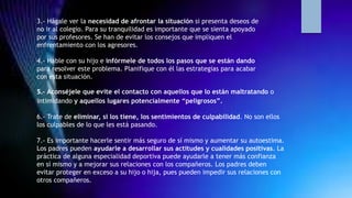 El papel de los padres frente al bullying ult | PPTX