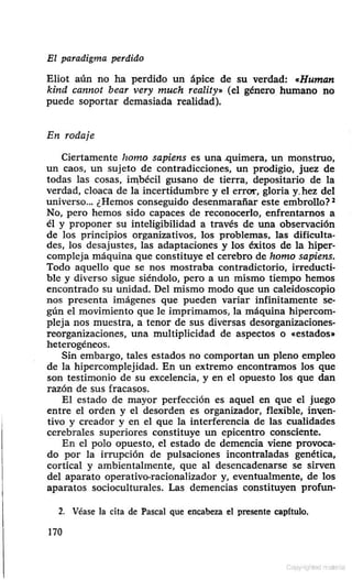 El paradigma perdido edgar morin