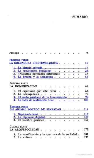 El paradigma perdido edgar morin