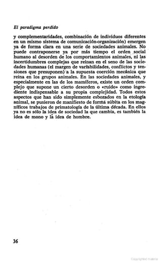 El paradigma perdido edgar morin