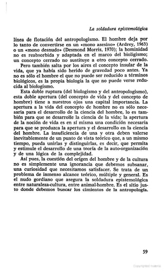 El paradigma perdido edgar morin