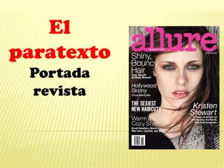 El
paratexto
Portada
revista
 