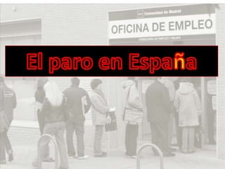 El paro en España 
