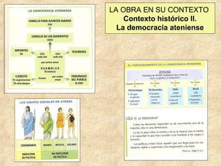LA OBRA EN SU CONTEXTO
Contexto histórico II.
La democracia ateniense

 