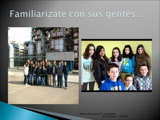 24/06/16
María Jesús Suárez S.F. Orientadora
IES LA SISLA 7
 