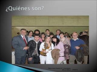 24/06/16
María Jesús Suárez S.F. Orientadora
IES LA SISLA 9
 