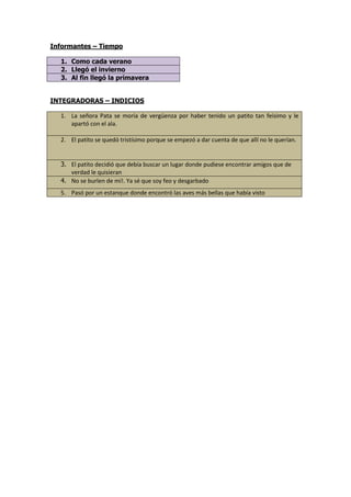 El patito feo   analisis estructural