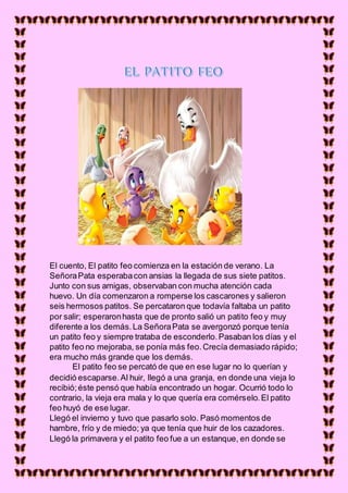 CUENTO:EL PATITO FEO | PDF