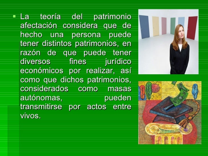Teoria del patrimonio afectacion