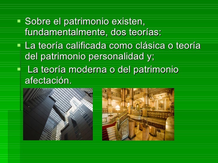 Teoria del patrimonio afectacion_teorias