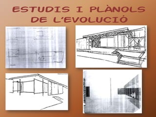 ESTUDIS I PLÀNOLS
  DE L’EVOLUCIÓ
 