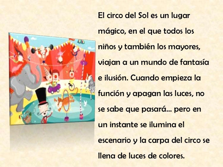 Cuentos De Circo Para Niños Cortos es.slideshare.net