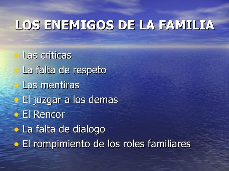 Cuales Son Los Enemigos De La Familia Hoy En Dia es.slideshare.net