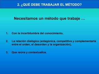 El Pensamiento Complejo