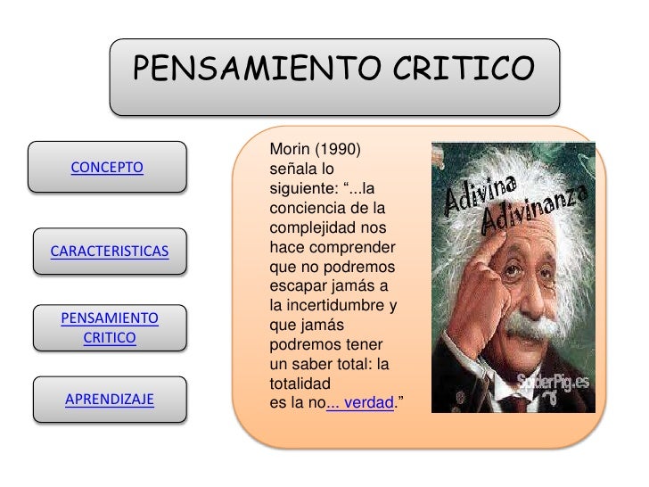 El pensamiento critico