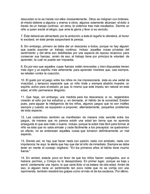 El pensamiento pedagógico romano PDF