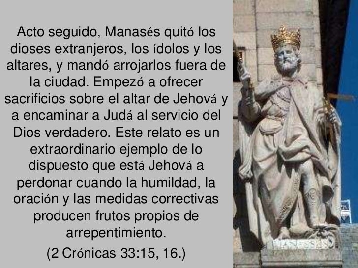 Resultado de imagen para 2 cronicas 33 15