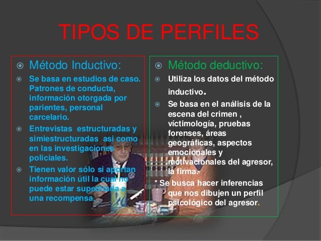 El perfil criminológico