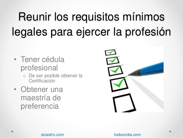 El perfil del contador público y los servicios que ofrece