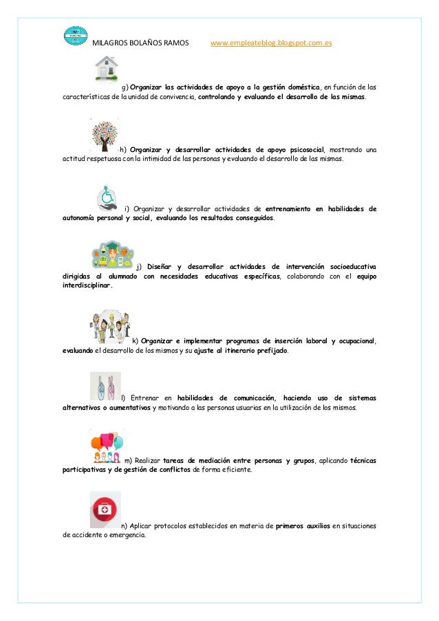 El perfil del integrador/a social. Técnico Superior ...