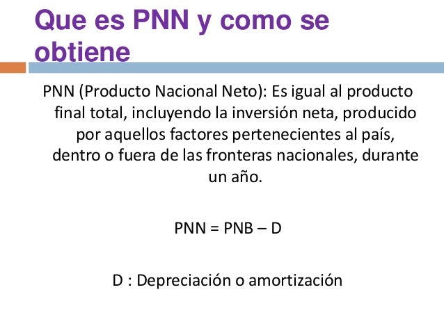 producto interno bruto PIB