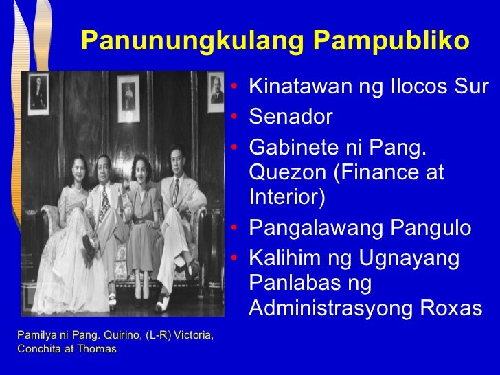 talambuhay ni dating pangulong Elpidio Quirino