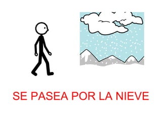 SE PASEA POR LA NIEVE 
 