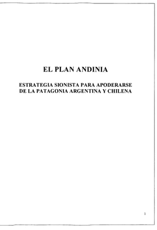 El plan andinia