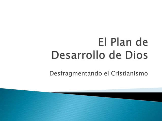 El Plan de Desarrollo de Dios para Niños | PPT