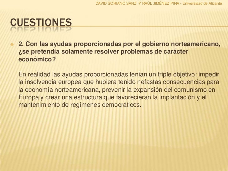 En Que Consiste El Plan Marshall