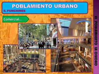 EL  POBLAMIENTO  LA CIUDAD Comercial…  La Bolsa, Madrid 