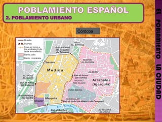 EL   POBLAMIENTO   LA CIUDAD Córdoba  
