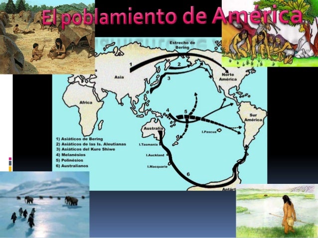 El poblamiento de américa