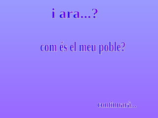 El poble abans.ppt i part