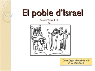 El poble d’Israel Resum Tema 1 i 2 6è Cinta Cugat Manuel del Vall Curs 2011-2012 