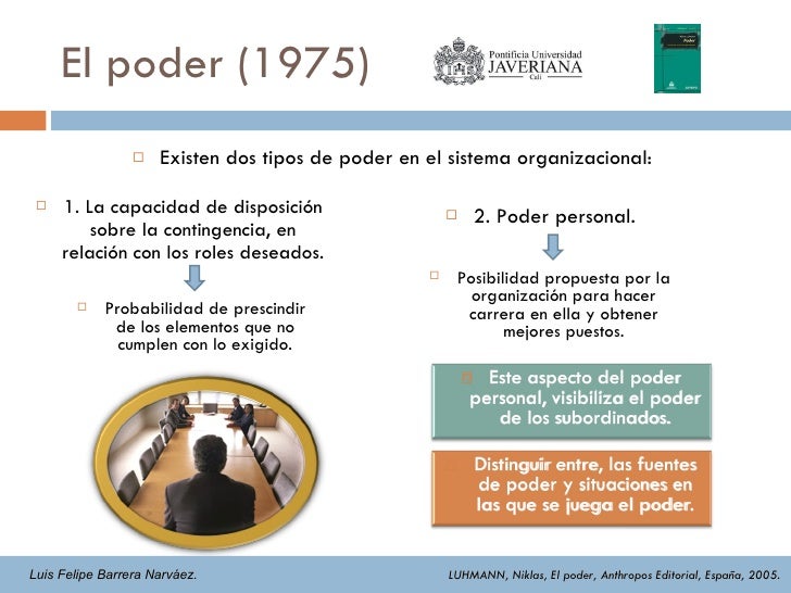 EL PODER NIKLAS LUHMANN PDF EL PODER NIKLAS LUHMANN PDF