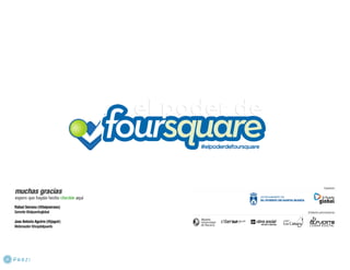 El poder de foursquare noviembre 2011