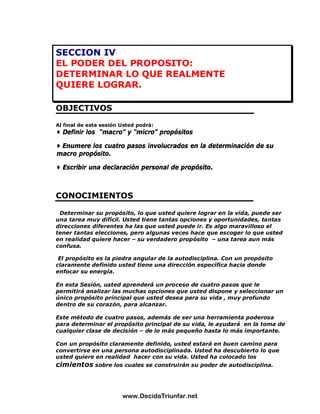 El Poder De La Autodisciplina Guia De Estudio | PDF