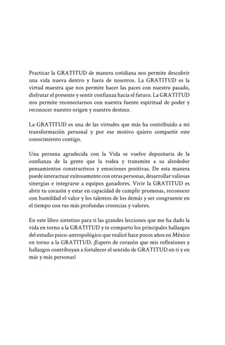 El poder de la gratitud | PDF
