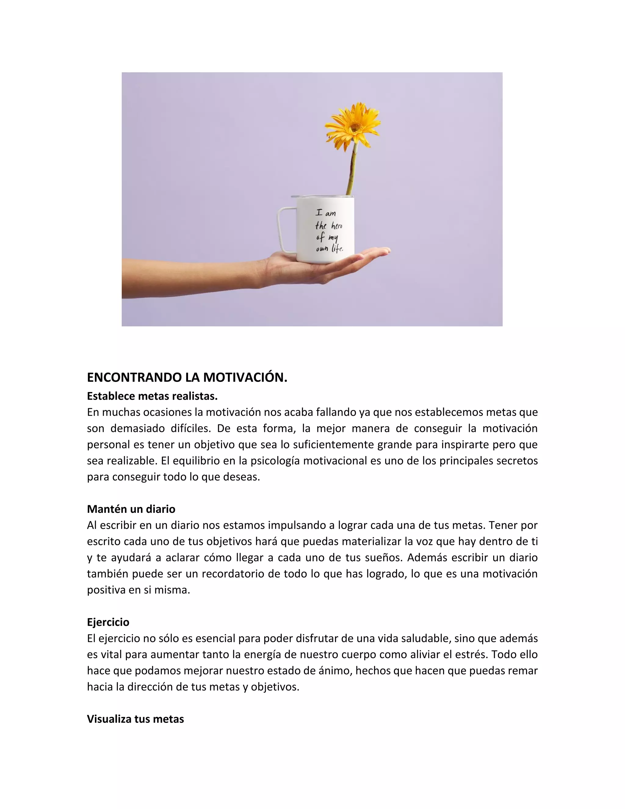 El poder de la motivacion | PDF