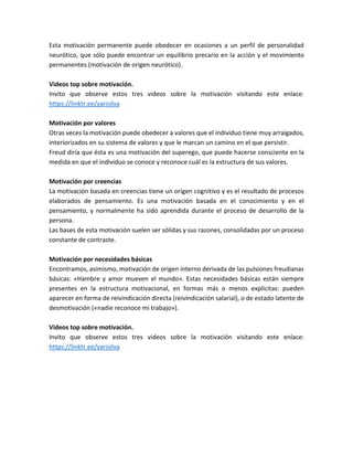El poder de la motivacion | PDF