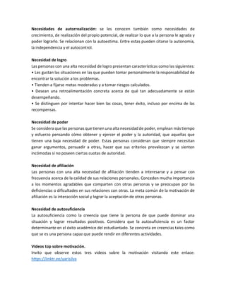 El poder de la motivacion | PDF